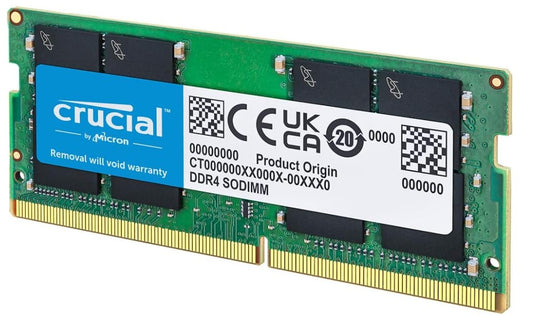 Crucial 8GB DDR4 RAM 3200MHz (PC4-25600), Downclockable to 2933/2666MHz Laptop Memory, SODIMM 260-Pin CL22, Compatible with 13th Gen Intel Core and AMD Ryzen 7000 - CT8G4SFRA32A
